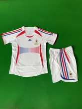 2006 France Away Kids Retro 1:1 Quality Soccer Jersey