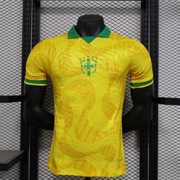 24/25 Brazil Special Edition Yellow Player 1:1 Quality Soccer Jersey