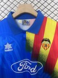 1995/1996 Valencia Home Fans Retro 1:1 Quality  Soccer Jersey