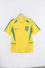 2002 Brazil Home Fans  Retro 1:1 Quality  Soccer Jersey