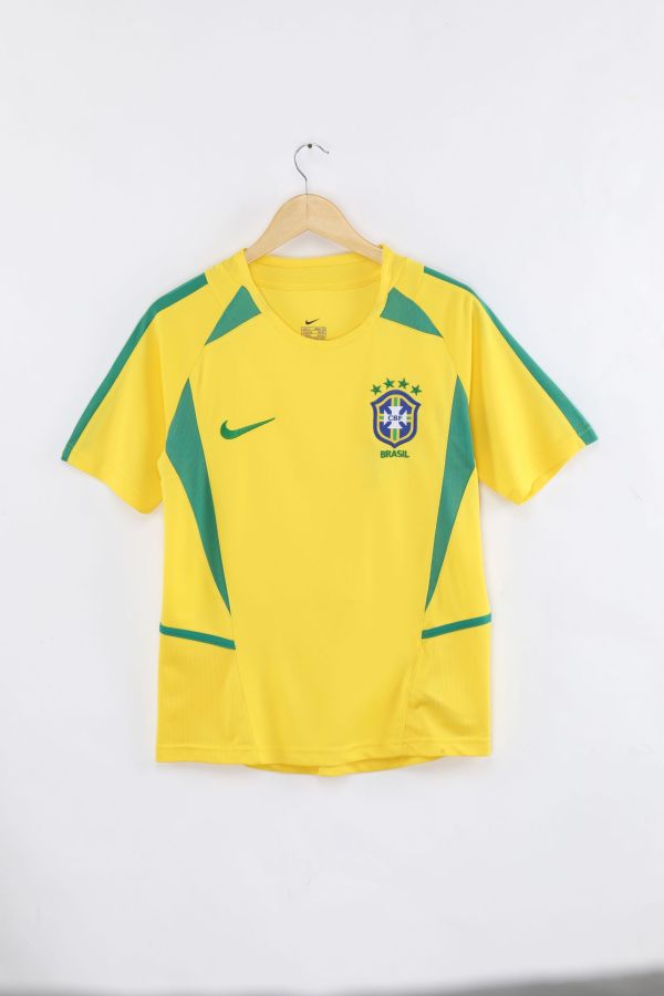 2002 Brazil Home Fans  Retro 1:1 Quality  Soccer Jersey