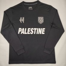 24/25 Palestine Black Anniversary Black Edition Fans Long sleeve 1:1 Quality Soccer Jersey