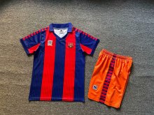 1991/1992 Barcelona Home Kids Retro 1:1 Quality Soccer Jersey