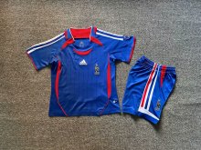 2006 France Home Kids Retro 1:1 Quality Soccer Jersey