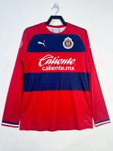2019/2020 Chivas Away Long sleeve Fans Retro 1:1 Quality Soccer Jersey