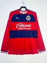 2019/2020 Chivas Away Long sleeve Fans Retro 1:1 Quality Soccer Jersey