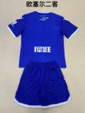 24/25 Auxerre Third Kids Kits 1:1 Quality Soccer Jersey