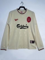 1996/1997  Liverpool Away Long sleeve Retro 1:1 Quality Soccer Jersey