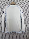 2003/2004 Auxerre Home  Long Sleeve White Fans Retro 1:1 Quality Soccer Jersey