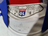 2010/2011 Lyon 60th Anniversary Home  Fans Retro 1:1 Quality  Soccer Jersey