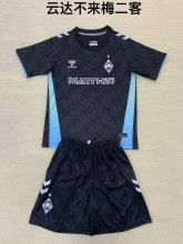 24/25 Werder Bremen Third Kids 1:1 Quality Soccer Jersey（云达不来梅）