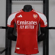 25/26 Arsenal Home Red Player 1:1 Quality Soccer Jersey