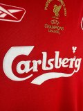 2004/2005 Liverpool  Home Long Sleeve Retro 1:1 Quality Soccer Jersey