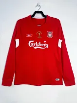 2004/2005 Liverpool  Home Long Sleeve Retro 1:1 Quality Soccer Jersey