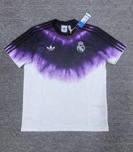 25/26 Real Madrid Special Edition Purple White Fans 1:1 Quality Soccer Jersey