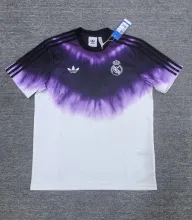 25/26 Real Madrid Special Edition Purple White Fans 1:1 Quality Soccer Jersey