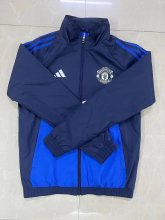 24/25  Manchester United Blue Windbreaker