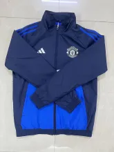 24/25  Manchester United Blue Windbreaker
