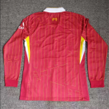 24/25 Liverpool Home Long Sleeve Fans 1:1 Quality Soccer Jersey