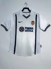 2000/2001 Valencia Home Fans Retro 1:1 Quality  Soccer Jersey