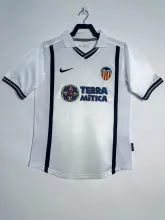 2000/2001 Valencia Home Fans Retro 1:1 Quality  Soccer Jersey