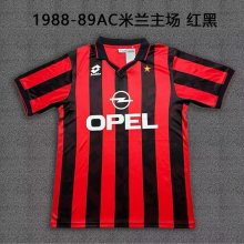 1988/1989 AC Milan Home Fans Retro 1:1 Quality Soccer Jersey
