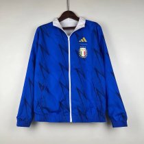 24/25 Italy Double Sided Blue  Windbreaker