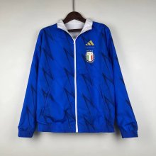 24/25 Italy Double Sided Blue  Windbreaker