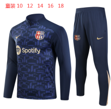 24/25  Barcelona Kids Shangqing Pinyin 1:1 Quality Training Jersey