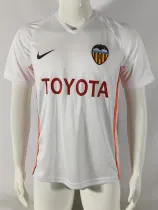2006/2007 Valencia  Home Fans Retro 1:1 Quality  Soccer Jersey