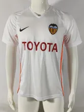2006/2007 Valencia  Home Fans Retro 1:1 Quality  Soccer Jersey