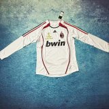 2006/2007 Real Madrid Away Long Sleeve Retro 1:1 Quality  Soccer Jersey