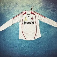2006/2007 Real Madrid Away Long Sleeve Retro 1:1 Quality  Soccer Jersey