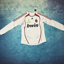 2006/2007 Real Madrid Away Long Sleeve Retro 1:1 Quality  Soccer Jersey