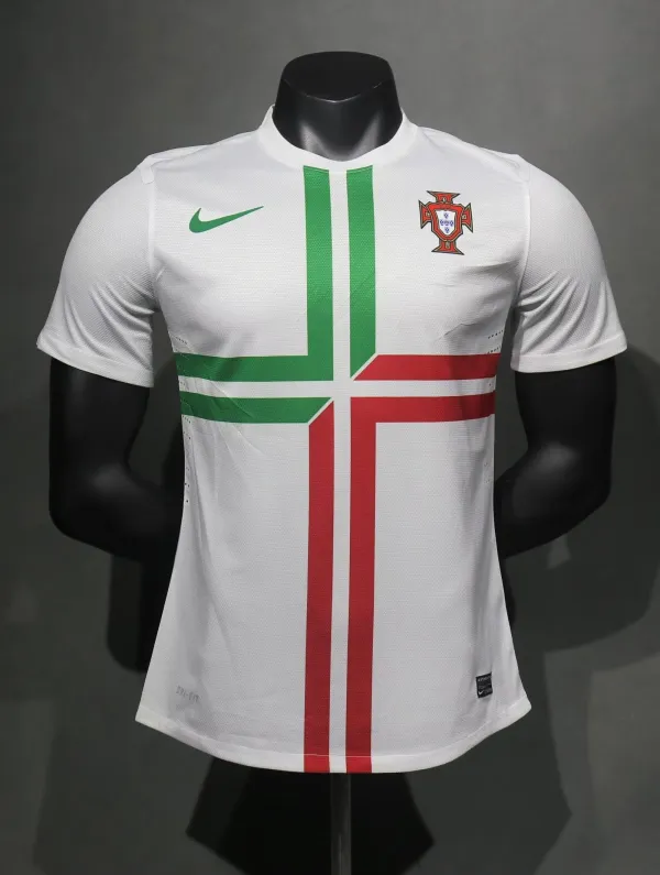 2012 Portugal Away Player Retro 1:1 Quality  Soccer Jersey