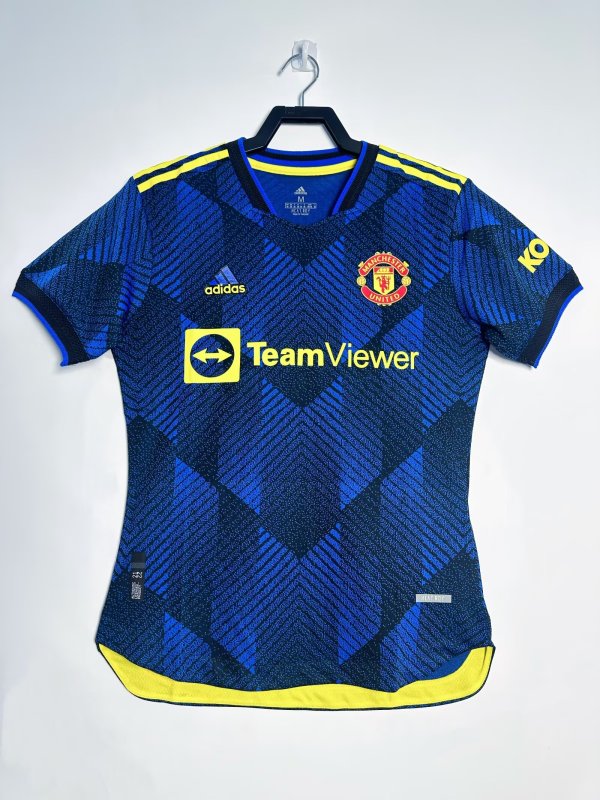 2021/2022 Manchester United Third Player Retro 1:1 Quality  Soccer Jersey（球员版）