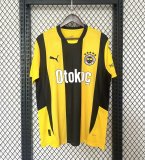 24/25  Fenerbahce  Home Yellow 1:1 Quality Soccer Jersey
