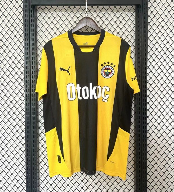 24/25  Fenerbahce  Home Yellow 1:1 Quality Soccer Jersey