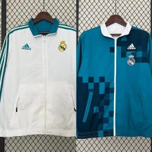 2017/2018 Real Madrid Double Sided Retro Windbreaker