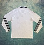 2008/2009 Real Madrid Home White Long Sleeve Retro 1:1 Quality Soccer Jersey