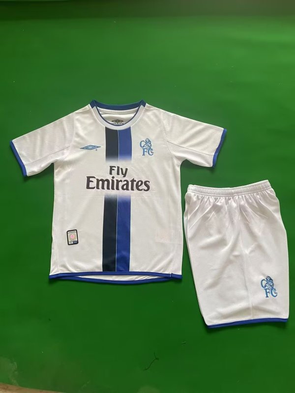 2003 Chelsea Away Kids Kits Retro 1:1 Quality Soccer Jersey