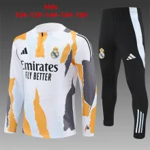 24/25 Real Madrid  White Kids  1:1 Quality Training Jersey