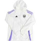 24/25 Arsenal White Windbreaker