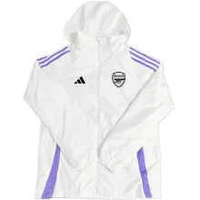 24/25 Arsenal White Windbreaker