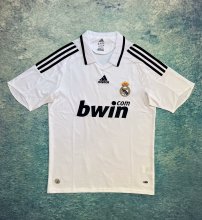 2008/2009  Real Madrid  Home Fans Retro 1:1 Quality Soccer Jersey
