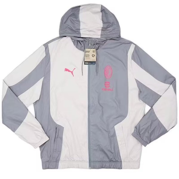 24/25 AC Milan Grey Windbreaker