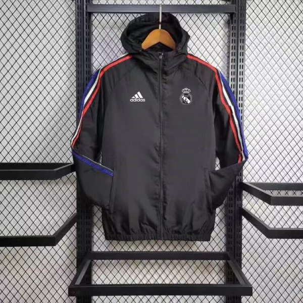 24/25  Real Madrid  Black Windbreaker