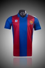 1980/1981  Barcelona Home Fans Retro 1:1 Quality  Soccer Jersey