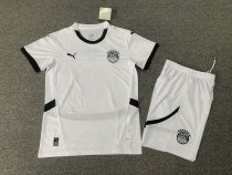 24/25 Egypt Away White Kids 1:1 Quality Soccer Jersey
