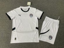 24/25 Egypt Away White Kids 1:1 Quality Soccer Jersey